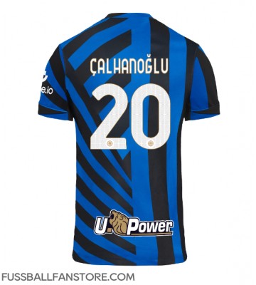 Inter Milan Hakan Calhanoglu #20 Replik Heimtrikot 2024-25 Kurzarm